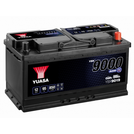 Batterie 12V 95Ah 850A Yuasa AGM Start Stop YBX9019