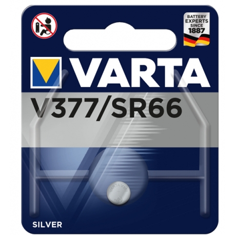 Varta varta-v377 SR66 - 377 - pile bouton = SR626SW = V377: :  Batteries et chargeurs